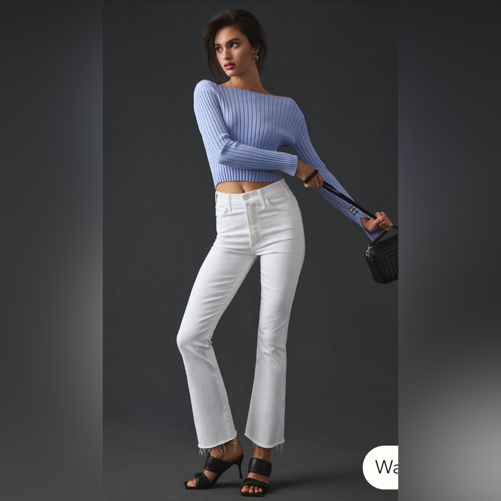 MOTHER Jeans The Hustler Ankle Fray